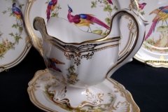SPODE CHELSEA BIRD Y8555-   GRAVY BOAT & UNDERPLATE  .....   http://jaapiesfinechinastore.com
