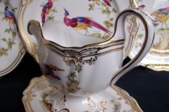 SPODE CHELSEA BIRD Y8555-   GRAVY BOAT & UNDERPLATE  .....   http://jaapiesfinechinastore.com