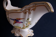 SPODE CHELSEA BIRD Y8555-   GRAVY BOAT & UNDERPLATE  .....   https://www.jaapiesfinechinastore.com