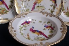 SPODE CHELSEA BIRD Y8555-  RIM SOUP BOWL  ..... http://jaapiesfinechinastore.com