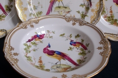 SPODE CHELSEA BIRD Y8555-  RIM SOUP BOWL  ..... https://www.jaapiesfinechinastore.com