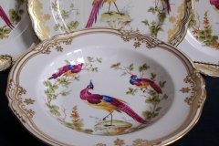 SPODE CHELSEA BIRD Y8555-  RIM SOUP BOWL  ..... http://jaapiesfinechinastore.com