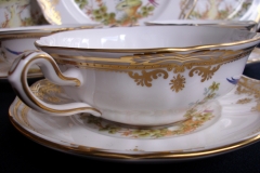 SPODE CHELSEA BIRD Y8555-  SOUP BOWL & SAUCER   .....   https://www.jaapiesfinechinastore.com