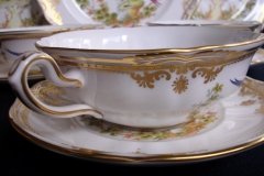 SPODE CHELSEA BIRD Y8555-  SOUP BOWL & SAUCER   .....   http://jaapiesfinechinastore.com