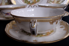 SPODE CHELSEA BIRD Y8555-  SOUP BOWL & SAUCER   .....   https://www.jaapiesfinechinastore.com