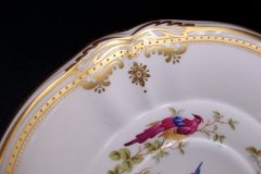 SPODE CHELSEA BIRD Y8555-  SOUP BOWL & SAUCER   .....   http://jaapiesfinechinastore.com