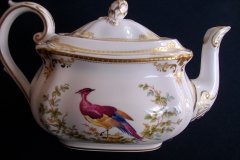 SPODE CHELSEA BIRD Y8555-  TEA POT  .....   http://jaapiesfinechinastore.com