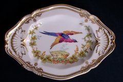 SPODE CHELSEA BIRD Y8555-   RELISH DISH/ UNDERPLATE  .....   http://jaapiesfinechinastore.com