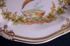 SPODE CHELSEA BIRD Y8555-   RELISH DISH/ UNDERPLATE  .....   http://jaapiesfinechinastore.com