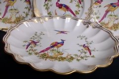 SPODE CHELSEA BIRD Y8555-   OVAL SERVING DISH  .....   http://jaapiesfinechinastore.com