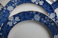 SPODE CRACKED ICE & PRUNUS- SALAD PLATE  ..... http://jaapiesfinechinastore.com