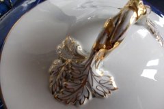 SPODE CRACKED ICE & PRUNUS #6669-  COVERED SERVING BOWL  ..... http://jaapiesfinechinastore.com