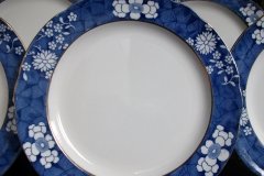 SPODE CRACKED ICE & PRUNUS- DINNER PLATE  ..... http://jaapiesfinechinastore.com
