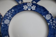 SPODE CRACKED ICE & PRUNUS- DINNER PLATE  ..... http://jaapiesfinechinastore.com