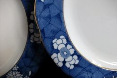 SPODE CRACKED ICE & PRUNUS- DINNER PLATE  ..... http://jaapiesfinechinastore.com