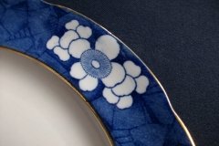 SPODE CRACKED ICE & PRUNUS- DINNER PLATE  ..... http://jaapiesfinechinastore.com