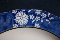 SPODE CRACKED ICE & PRUNUS- DINNER PLATE  ..... http://jaapiesfinechinastore.com