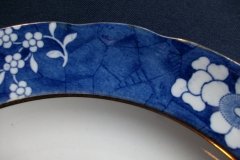SPODE CRACKED ICE & PRUNUS- DINNER PLATE  ..... http://jaapiesfinechinastore.com