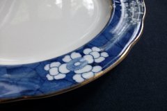 SPODE CRACKED ICE & PRUNUS- DINNER PLATE  ..... http://jaapiesfinechinastore.com