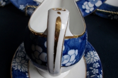 SPODE CRACKED ICE & PRUNUS #6669- GRAVY BOAT & UNDERPLATE  ..... https://www.jaapiesfinechinastore.com