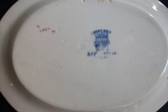 SPODE CRACKED ICE & PRUNUS #6669- GRAVY BOAT & UNDERPLATE  ..... http://jaapiesfinechinastore.com
