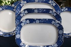SPODE CRACKED ICE & PRUNUS- LARGE SERVING PLATTER 14  1/2" ..... http://jaapiesfinechinastore.com
