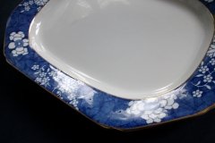 SPODE CRACKED ICE & PRUNUS- LARGE SERVING PLATTER 14  1/2" ..... http://jaapiesfinechinastore.com