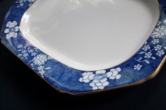 SPODE CRACKED ICE & PRUNUS- LARGE SERVING PLATTER 14  1/2" ..... http://jaapiesfinechinastore.com