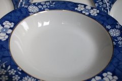 SPODE CRACKED ICE & PRUNUS #6669-  RIM SOUP PLATES  10 1/2"  ..... http://jaapiesfinechinastore.com
