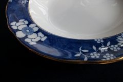 SPODE CRACKED ICE & PRUNUS #6669-  RIM SOUP PLATES  10 1/2"  ..... http://jaapiesfinechinastore.com