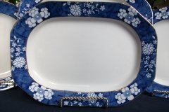 SPODE CRACKED ICE & PRUNUS- MEDIUM SERVING PLATTER 11  1/2" ..... http://jaapiesfinechinastore.com