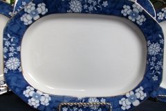 SPODE CRACKED ICE & PRUNUS- MEDIUM SERVING PLATTER 11  1/2" ..... http://jaapiesfinechinastore.com