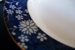 SPODE CRACKED ICE & PRUNUS #6669-  RIM SOUP PLATES  9"  ..... http://jaapiesfinechinastore.com