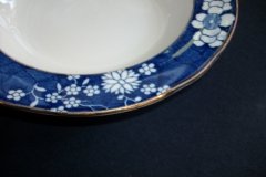 SPODE CRACKED ICE & PRUNUS #6669-  RIM SOUP PLATES  9"  ..... http://jaapiesfinechinastore.com