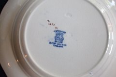SPODE CRACKED ICE & PRUNUS #6669-  RIM SOUP PLATES  9"  ..... http://jaapiesfinechinastore.com