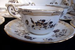 SPODE PENNINGTON GOLD #Y8633- CUP & SAUCER   .....   http://jaapiesfinechinastore.com