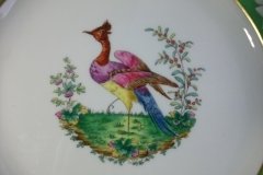 SPODE CHELSEA  BIRD GREEN R4689 SCALLOPED- DINNER PLATE  #4   .....         http://jaapiesfinechinastore.com