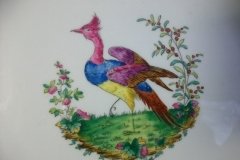 SPODE CHELSEA  BIRD GREEN R4689 SCALLOPED- DINNER PLATE  #5   .....         http://jaapiesfinechinastore.com