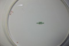 SPODE CHELSEA  BIRD GREEN R4689 SCALLOPED- DINNER PLATE  #6   .....         http://jaapiesfinechinastore.com