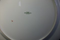 SPODE CHELSEA  BIRD GREEN R4689 SCALLOPED- DINNER PLATE  #7   .....         http://jaapiesfinechinastore.com