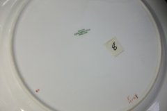 SPODE CHELSEA  BIRD GREEN R4689 SCALLOPED- DINNER PLATE  #8   .....         http://jaapiesfinechinastore.com