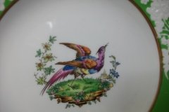 SPODE CHELSEA  BIRD GREEN SMOOTH- BREAD & BUTTER PLATE  #2   .....         http://jaapiesfinechinastore.com
