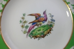 SPODE CHELSEA  BIRD GREEN SMOOTH- BREAD & BUTTER PLATE  #2   .....         https://www.jaapiesfinechinastore.com