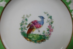 SPODE CHELSEA  BIRD GREEN SMOOTH- BREAD & BUTTER PLATE  #4  .....         https://www.jaapiesfinechinastore.com