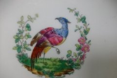 SPODE CHELSEA  BIRD GREEN SMOOTH- BREAD & BUTTER PLATE  #4  .....         http://jaapiesfinechinastore.com