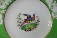 SPODE CHELSEA  BIRD GREEN SMOOTH- BREAD & BUTTER PLATE  # 5 .....         http://jaapiesfinechinastore.com