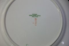 SPODE CHELSEA  BIRD GREEN SMOOTH- BREAD & BUTTER PLATE  # 5 .....         http://jaapiesfinechinastore.com