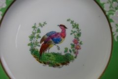 SPODE CHELSEA  BIRD GREEN SMOOTH- BREAD & BUTTER PLATE  #1   .....         http://jaapiesfinechinastore.com