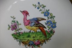 SPODE CHELSEA  BIRD GREEN SMOOTH- BREAD & BUTTER PLATE  # 6   .....         http://jaapiesfinechinastore.com