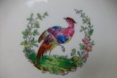 SPODE CHELSEA  BIRD GREEN SMOOTH- BREAD & BUTTER PLATE  # 7   .....         http://jaapiesfinechinastore.com